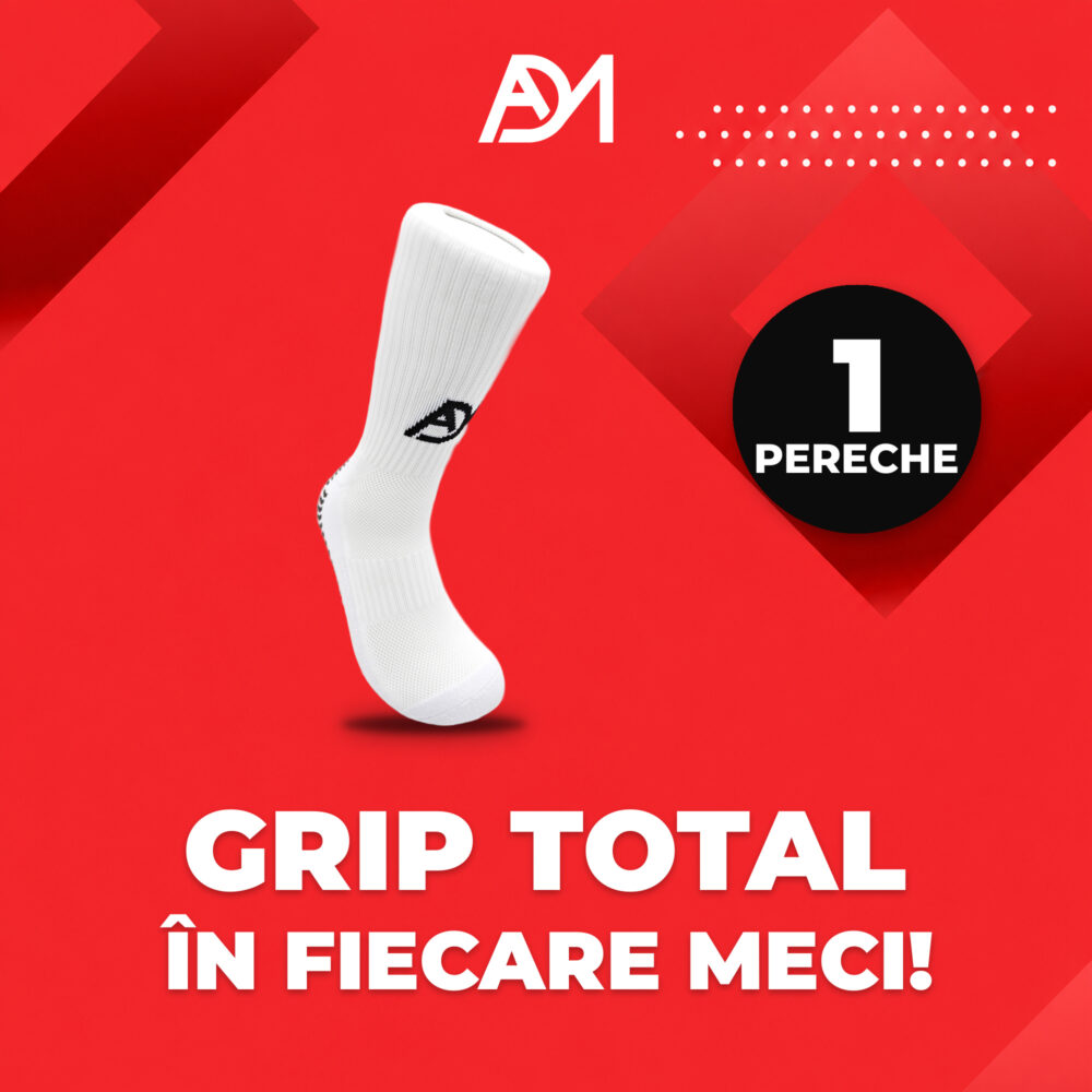 Șosete antiderapante grip ADM, 1 pereche